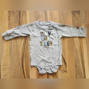 Carhartt Gray Baby Onesie 6M